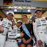 Porsche Team: Romain Dumas, Neel Jani, Marc Lieb (l-r) 