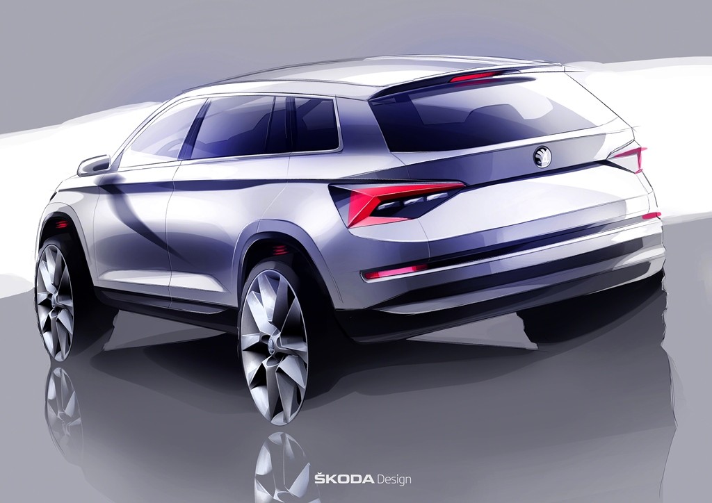 SKODA KODIAQ sketch 2