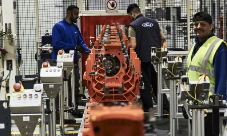 Nová výrobní linka Fordu na vznětové motory v Dagenhamu