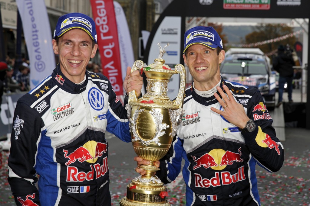 Julien Ingrassia (F), Sébastien Ogier (F) WRC Rally Great Britain 2016 