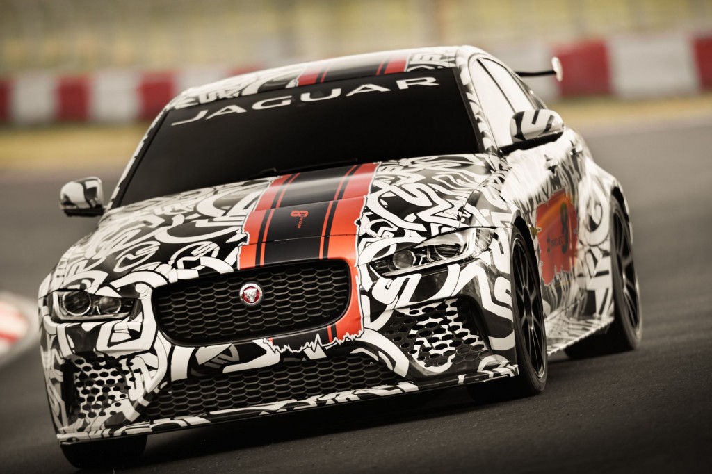 Jaguar XE SV Project 8 prototype testing Nurburgring