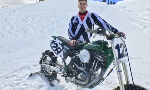 Harley na sněhu2