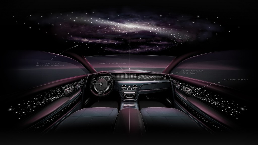 Phantom Tempus design sketch interior lores