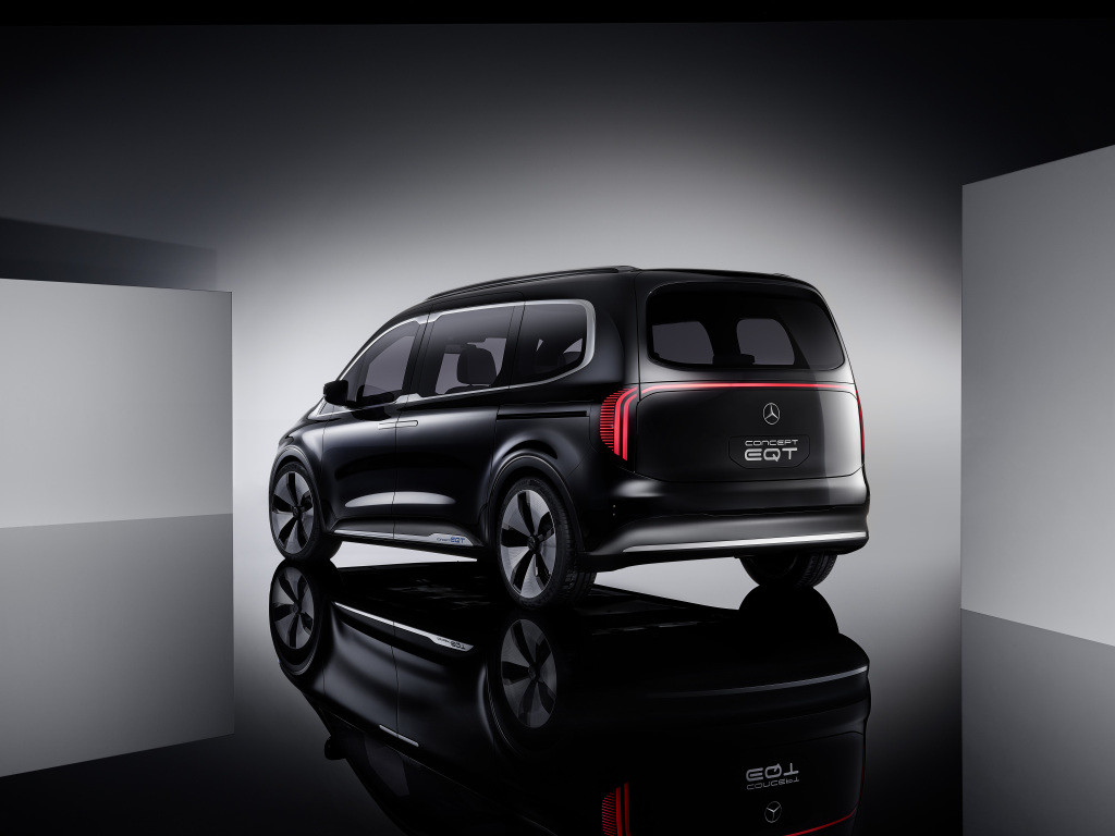 Premiere des Concept EQT – Vorbote einer neuen Hochwertigkeit im Small-Van-SegmentPremiere of the Concept EQT – forerunner of a new premium quality in the small van segment