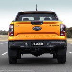 2022Ford_NextGenRanger_Wildtrak_Rear_static_tarmac